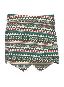 PATTERNED DETAILED SKORT sold by FBO