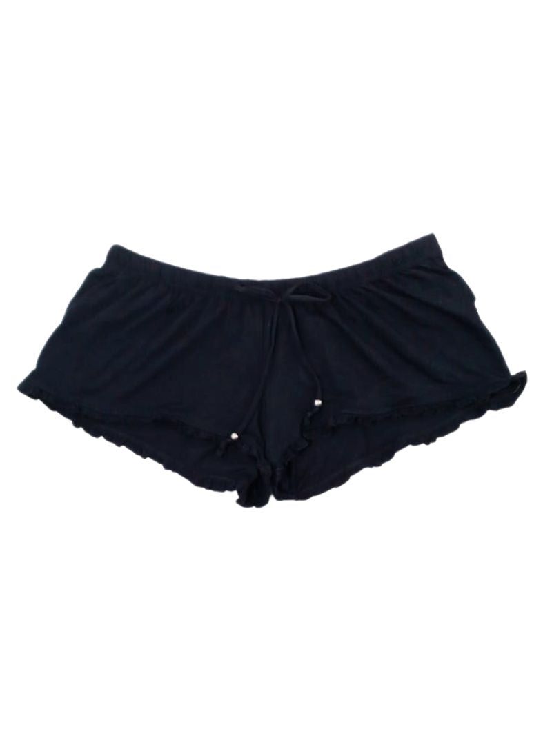 RUFFLE TRIM DRAWSTRING PJ SHORT sold by FBO