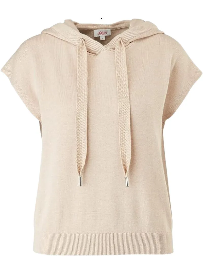 DRAW STRING HOODED KNIT TOP sold by FBO product image thumbnail 3