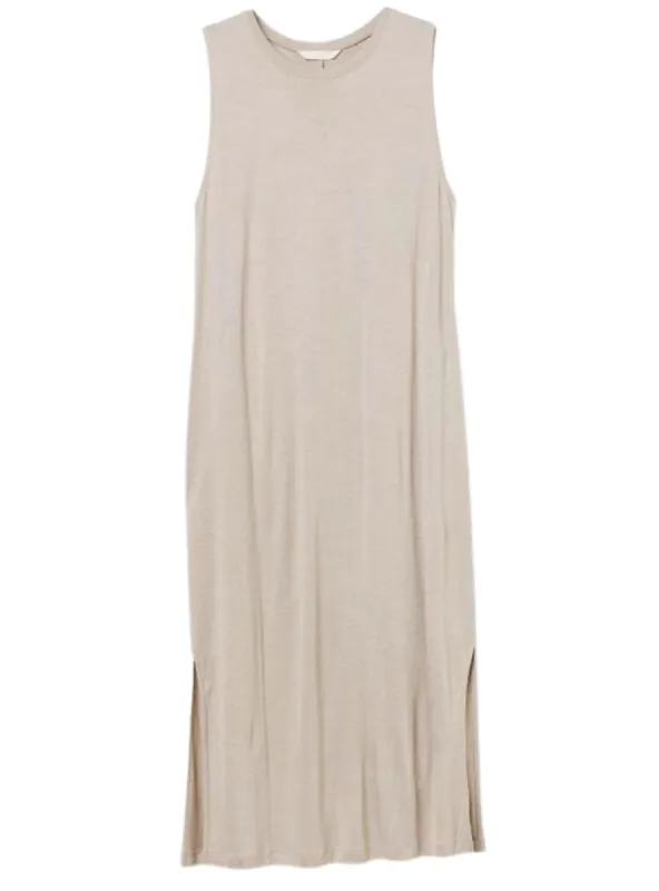 SLEEVELESS ROUND NECK JERSEY DRESS sold by FBO