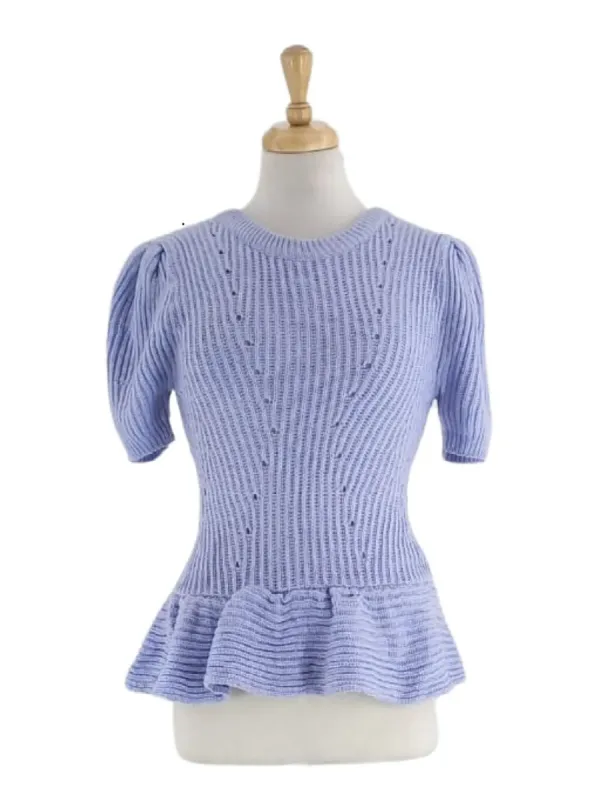 DETAILED KNIT TOP sold by FBO