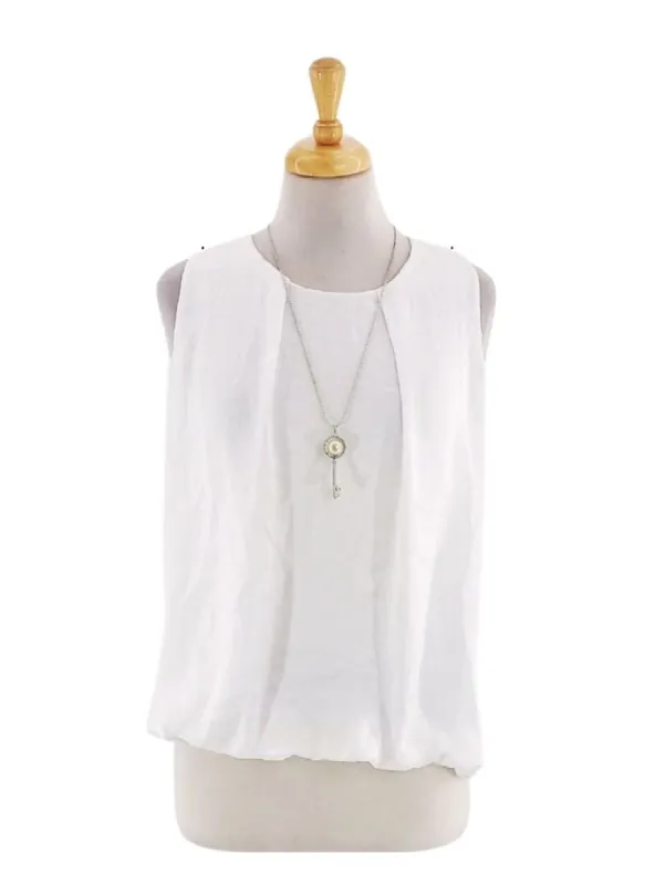 SLEEVELESS BLOUSE sold by FBO