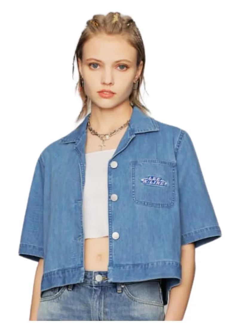 CROPPED DENIM JACKET sold by FBO