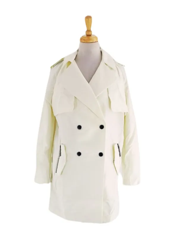 DETAILED DOUBLE BREAST COAT sold by FBO