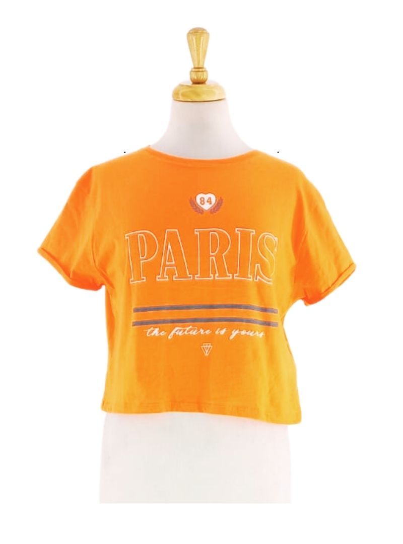 PRINTED CROP TOP sold by FBO