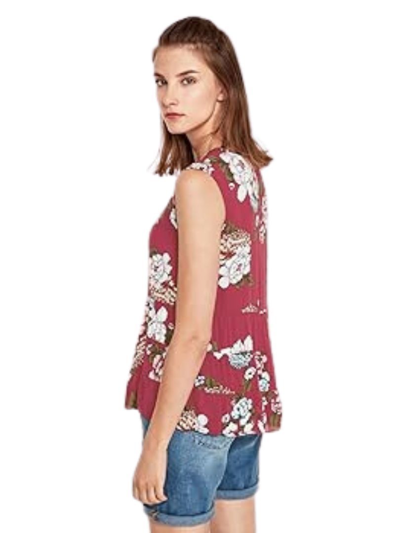 FLORAL SLEEVELESS BLOUSE sold by FBO product image thumbnail 2