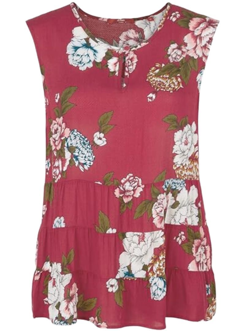 FLORAL SLEEVELESS BLOUSE sold by FBO product image thumbnail 3