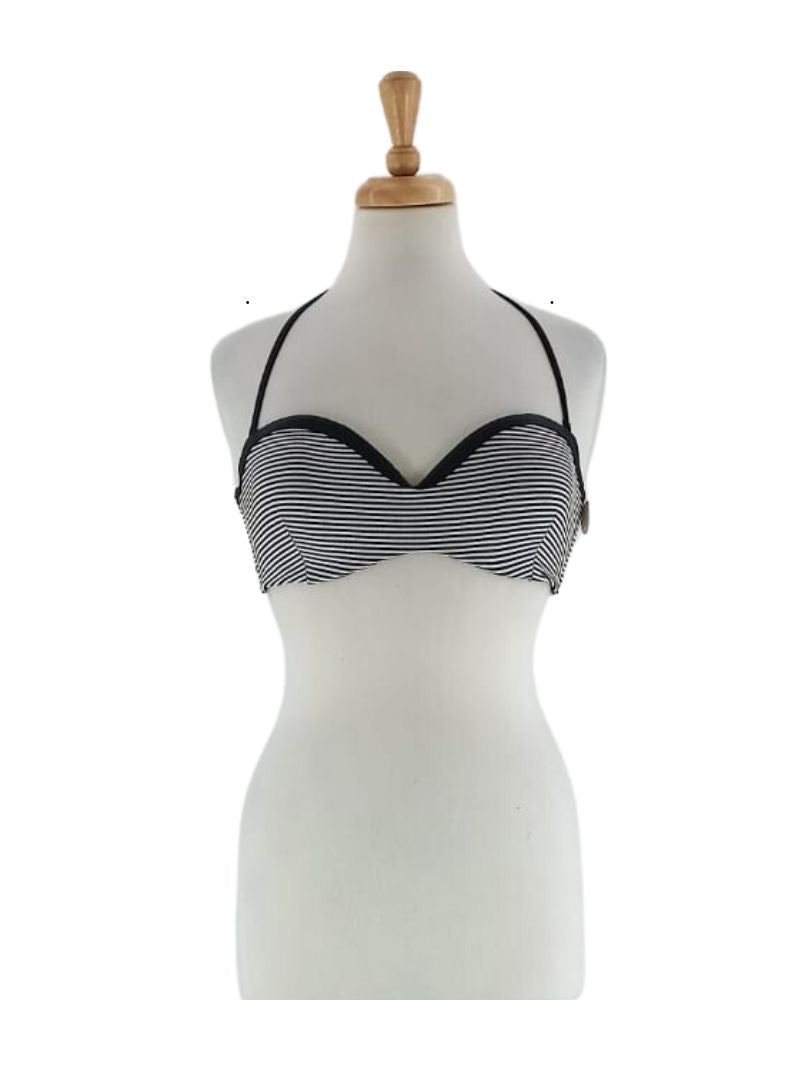 STRIPED BIKINI TOP sold by FBO