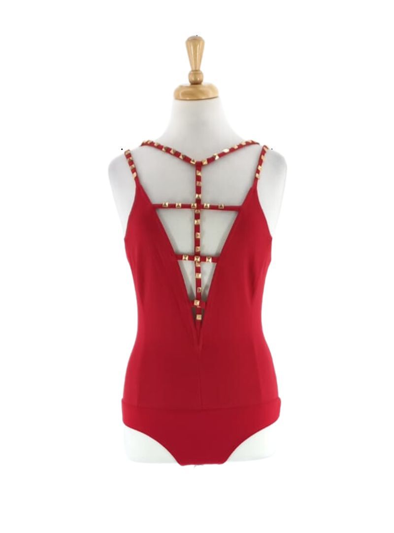 STUDDED DETAILED BODYSUIT sold by FBO