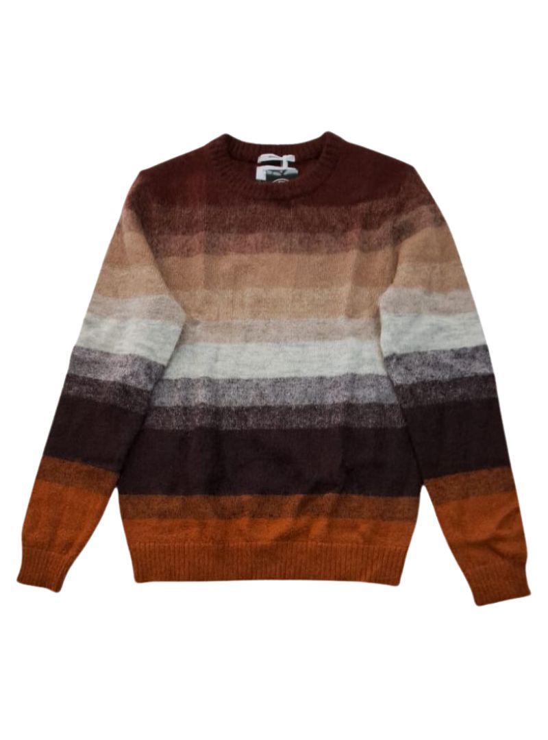 Jack & Jones Mens Knit Sweater - Brown sold by FBO