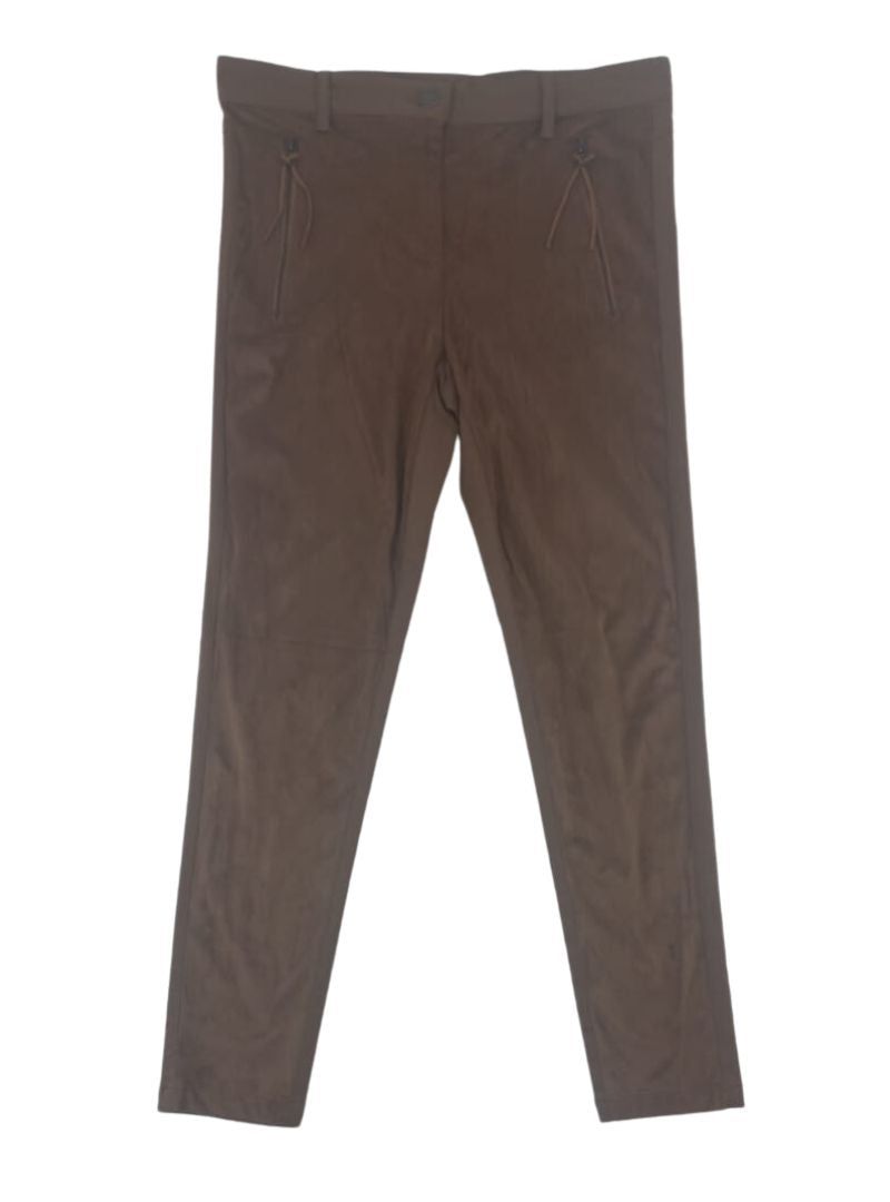 SUEDE COMBO SKINNY LEG TROUSER sold by FBO