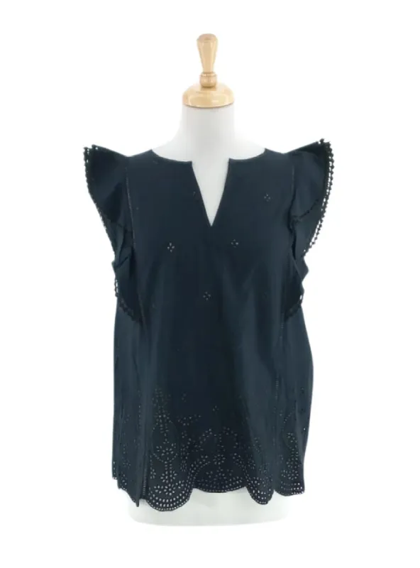 CUT OUT DETAILED FLARE BLOUSE sold by FBO
