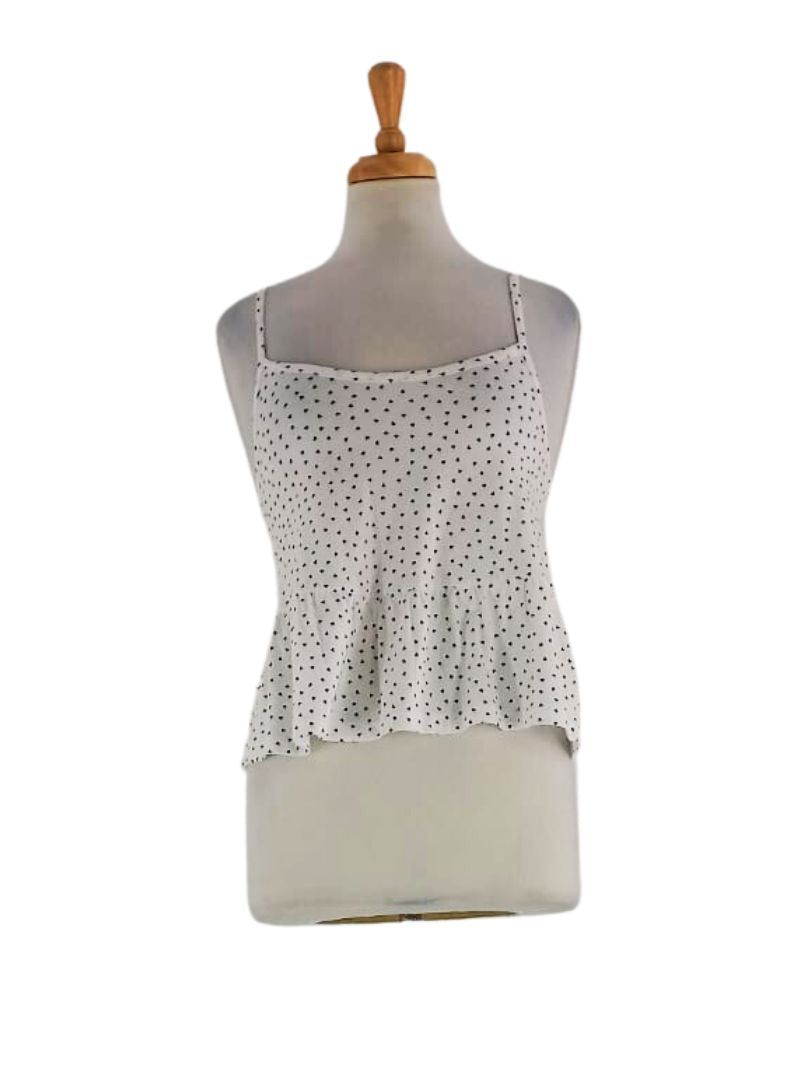 HEART DETAILED TIERED TOP sold by FBO