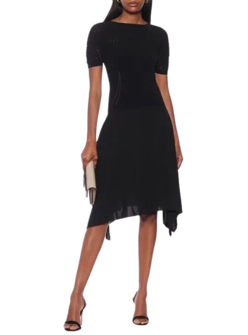 FIT AND FLARE TEXTURED DRESS sold by FBO