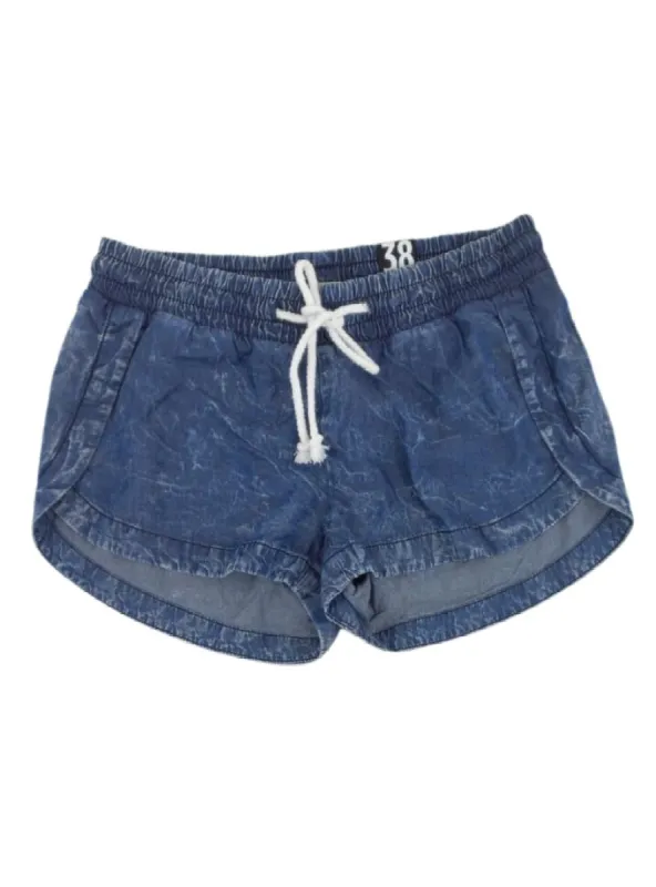 DRAWSTRING DENIM SHORT sold by FBO