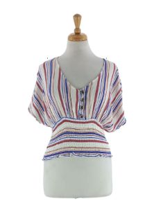 STRIPPED BLOUSE sold by FBO