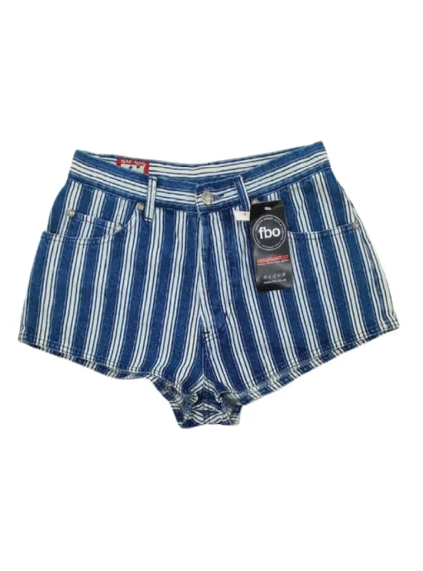 STRIPED DENIM SHORT sold by FBO