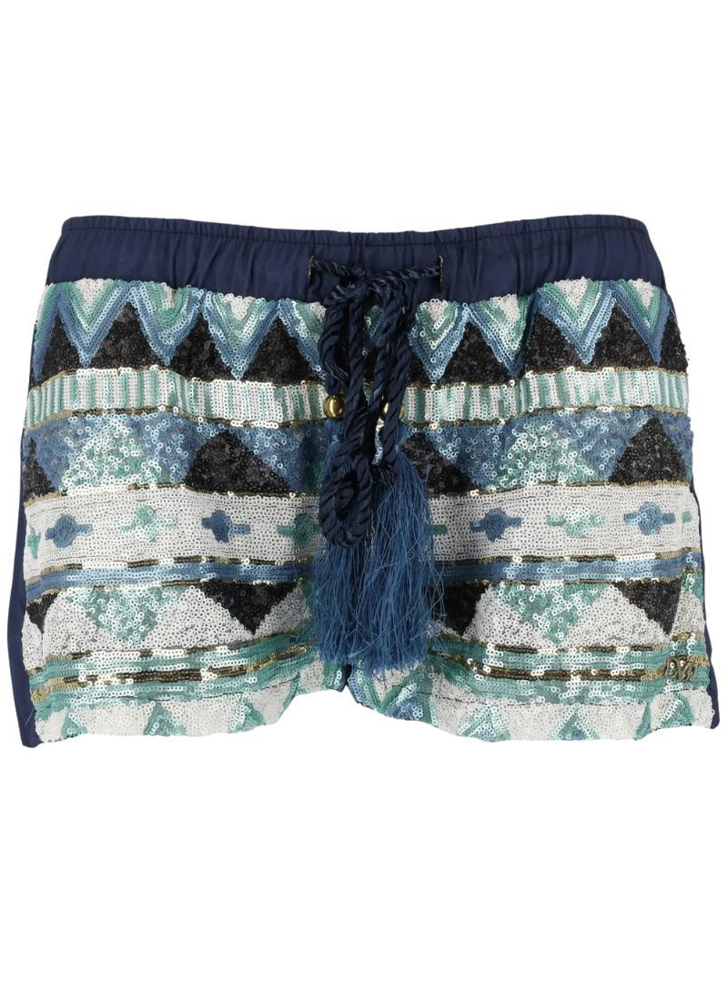 PLEATHER SEQUINS SHORTS sold by FBO