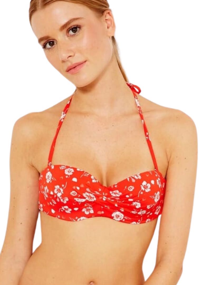 FLORAL DETAILED BIKINI TOP sold by FBO