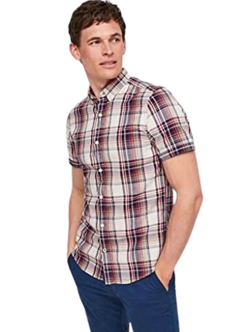 SHIRT SLEEVE CHECKERD SHIRT sold by FBO