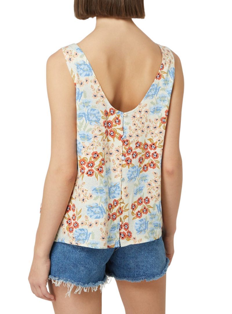 DETAILED BACK BUTTONED SLEEVELESS BLOUSE sold by FBO product image thumbnail 3