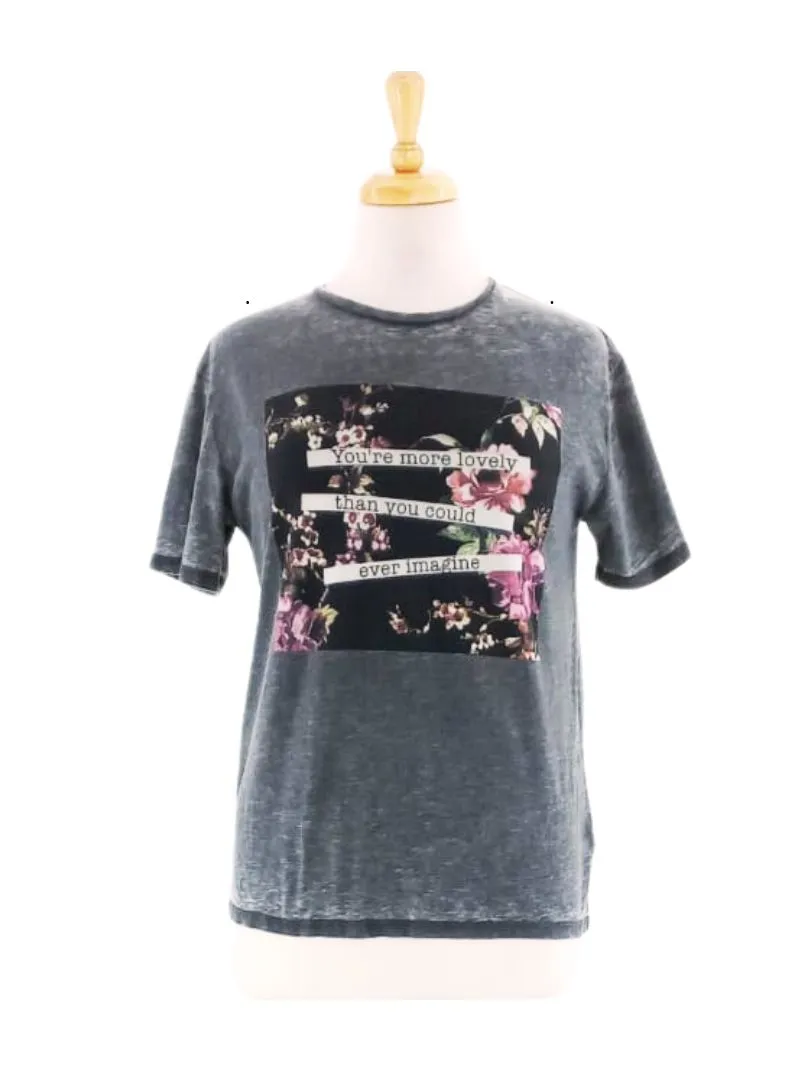 PRINT DETAILED T-SHIRT sold by FBO