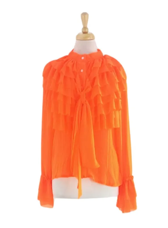 RUFFLE DETAIL BLOUSE sold by FBO