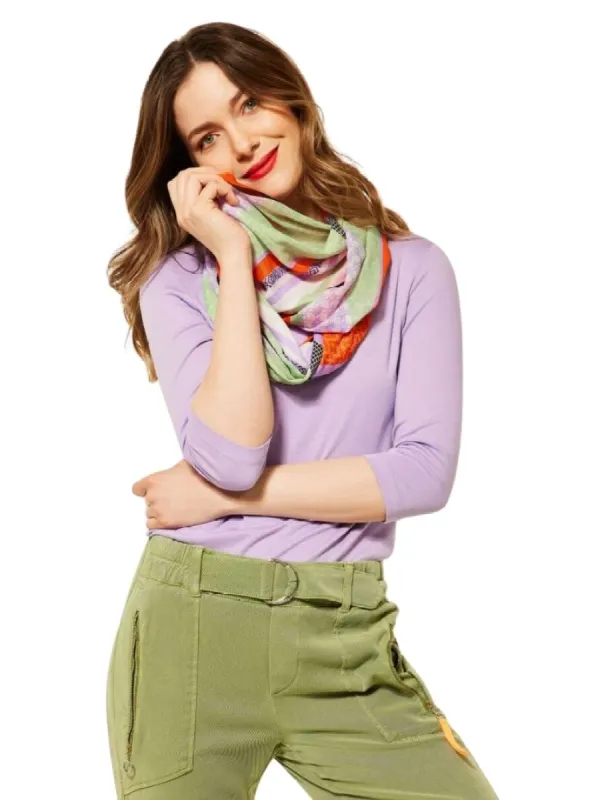 PATTERN PRINT SCARF sold by FBO