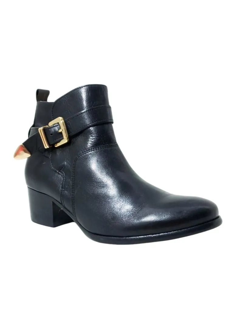 BUCKLE DETAIL ANKLE BOOTS sold by FBO