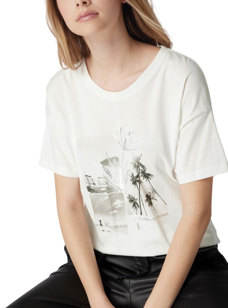 STATEMENT PRINTED DETAILED TEE sold by FBO product image thumbnail 2