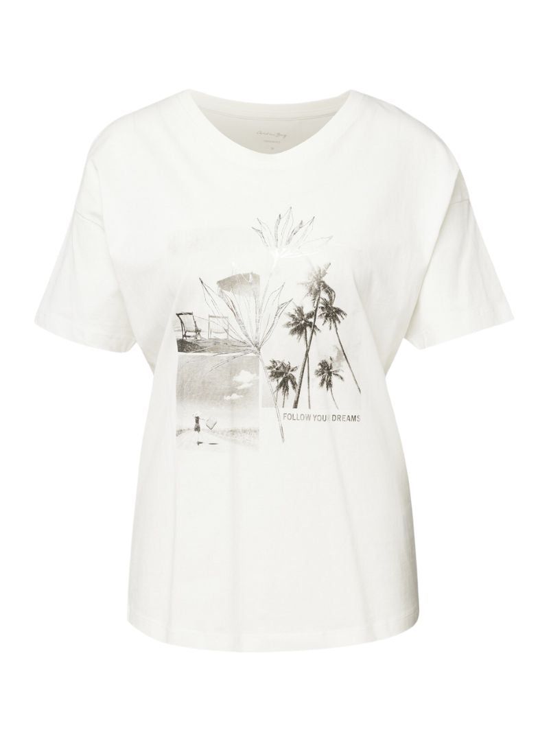 STATEMENT PRINTED DETAILED TEE sold by FBO product image thumbnail 4