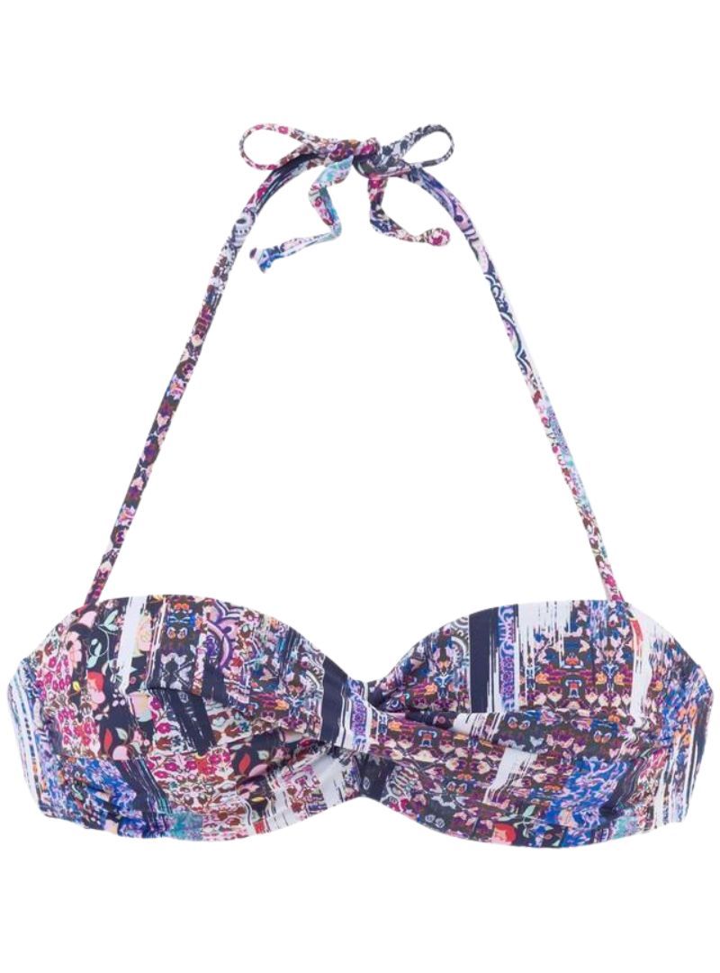 PRINTED DETAIL BIKINI TOP sold by FBO