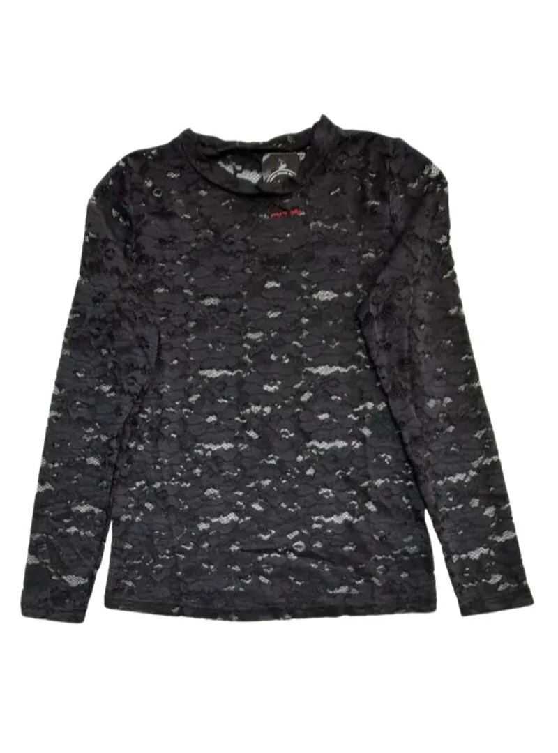 MOCK NECK MESH TOP sold by FBO