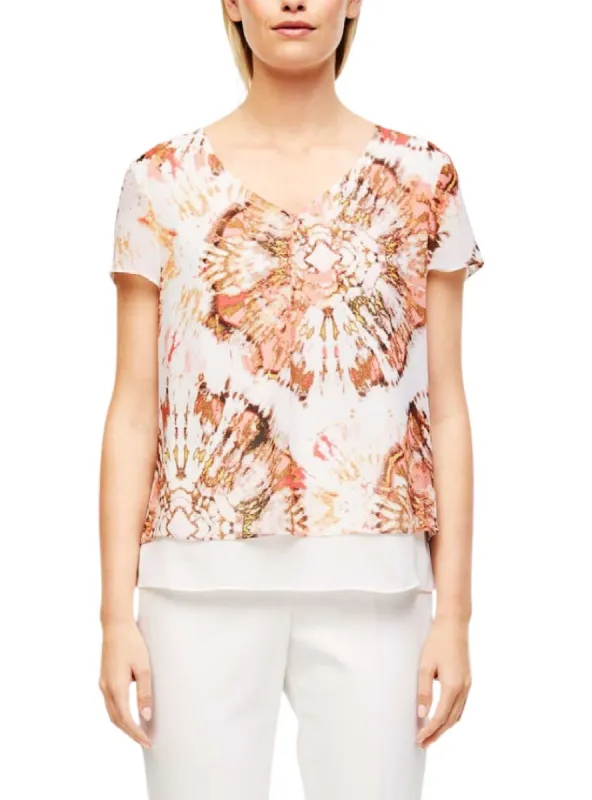 PRINTED CASUAL BLOUSE sold by FBO