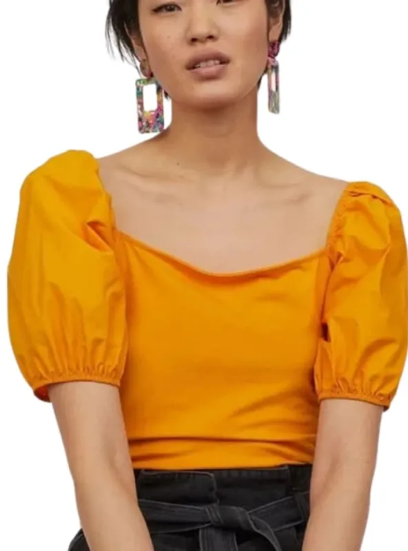 PUFF SLEEVE TOP sold by FBO