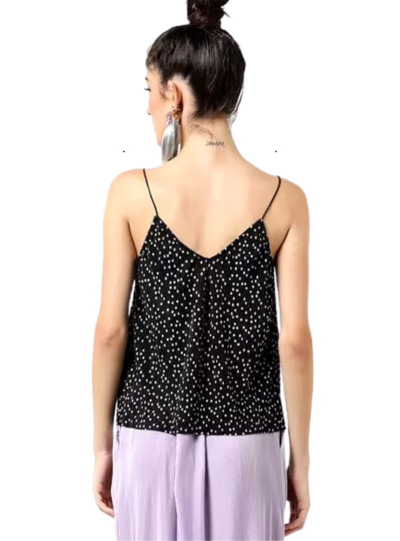 DETAILED DOTTED SLEEVELESS BLOUSE sold by FBO product image thumbnail 2