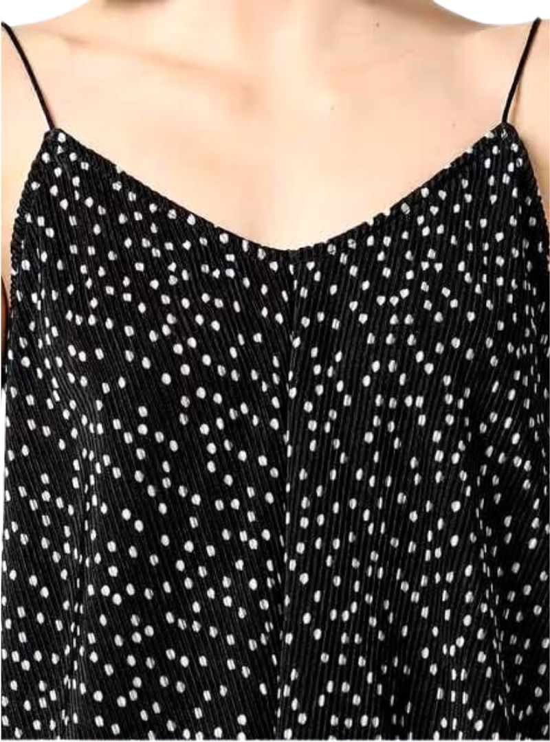 DETAILED DOTTED SLEEVELESS BLOUSE sold by FBO product image thumbnail 3