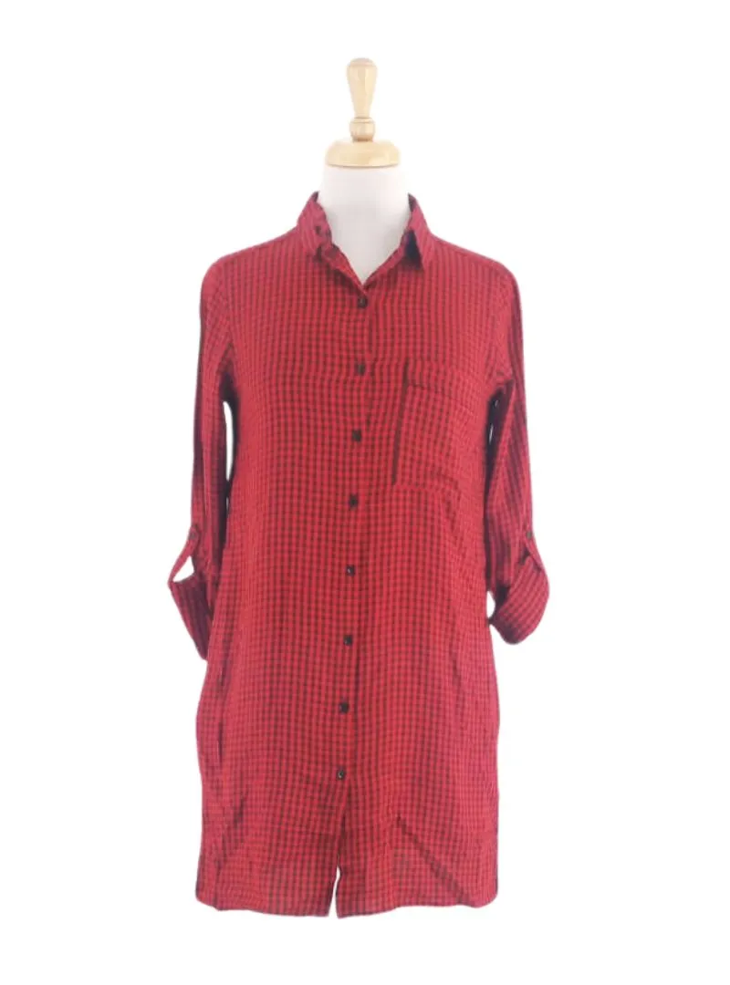 LONG CHECKERED SHIRT sold by FBO
