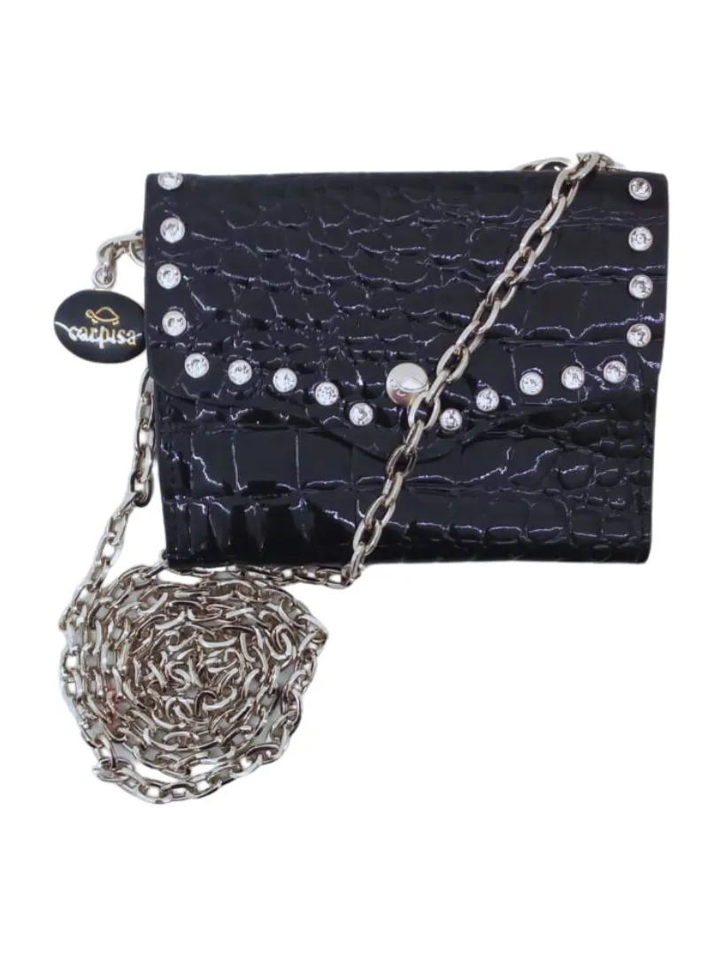 CHAIN STRAP WALLET PURSE sold by FBO