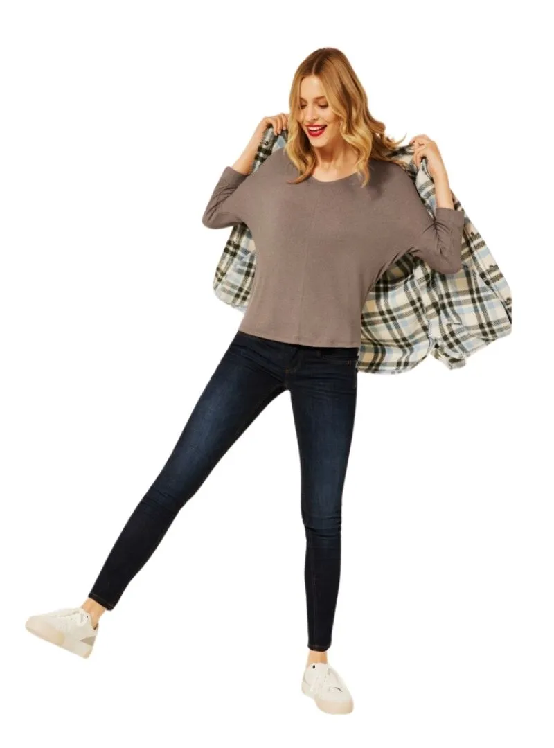 PLAIN CASUAL SLEEVE TOP sold by FBO
