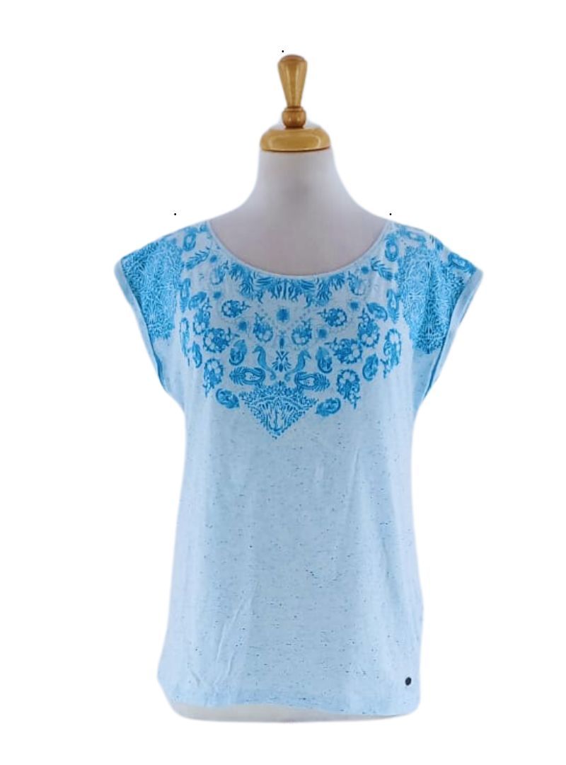 Bonobo Ladies Detailed Tshirt - Blue sold by FBO