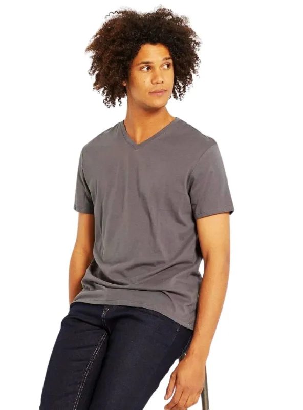 V NECK BASIC T-SHIRT sold by FBO
