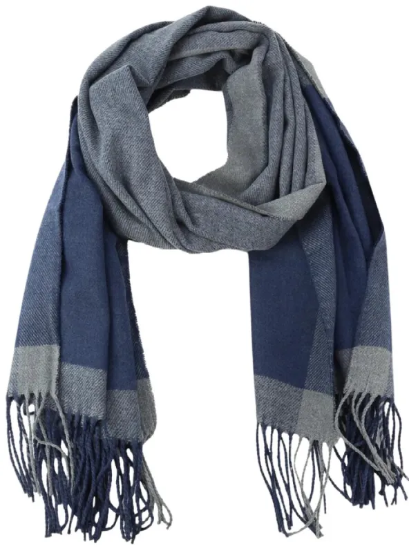 CHECKERED TASSLE SCARF sold by FBO