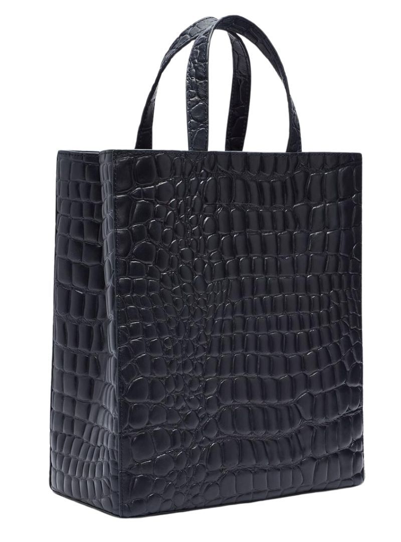 GENUINE LEATHER CROC PRINT TOTE PAPER BAG sold by FBO product image thumbnail 2