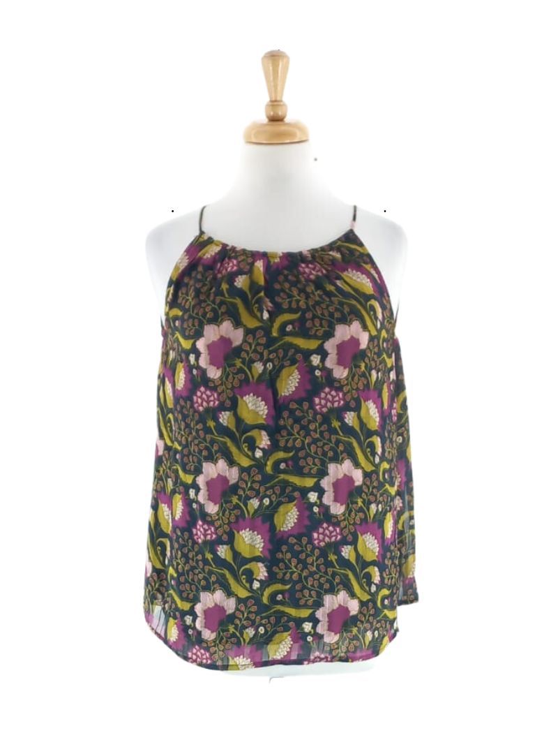 STRAPPY FLORAL BLOUSE sold by FBO
