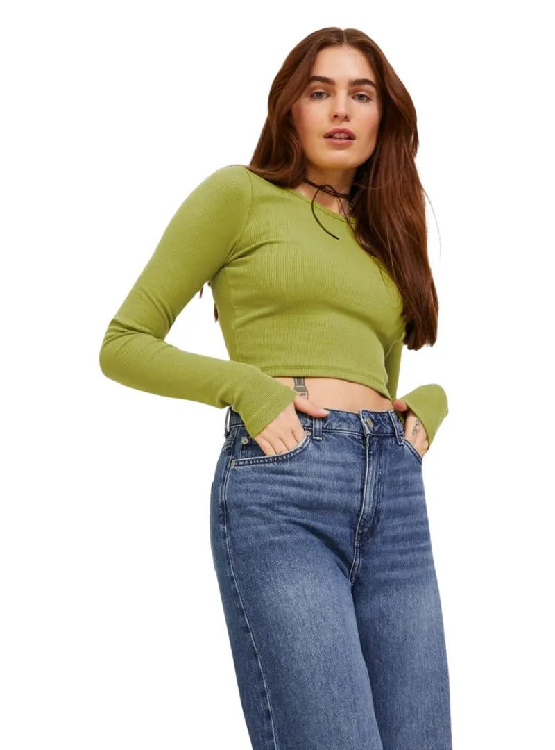 LONG SLEEVE CROP TOP sold by FBO