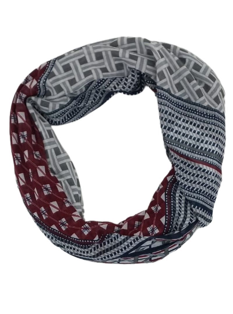 PATTERNED DETAILED SCARF sold by FBO
