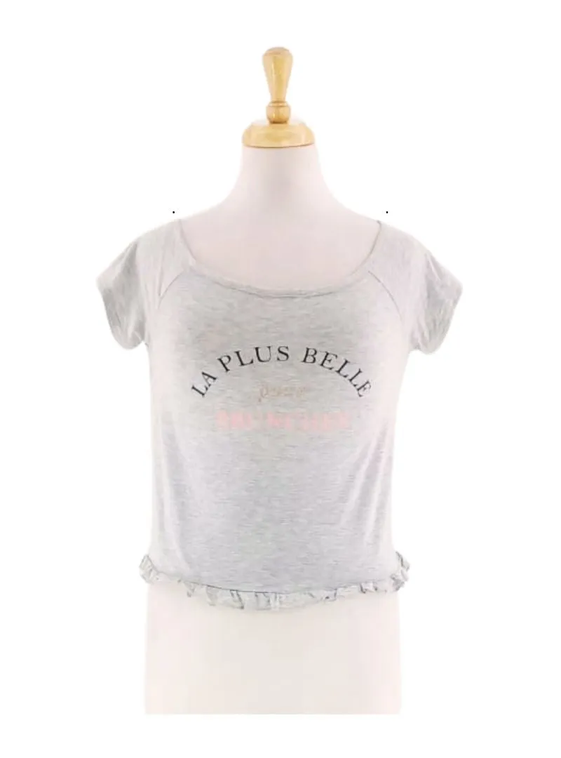 PRINTED CROP TOP sold by FBO