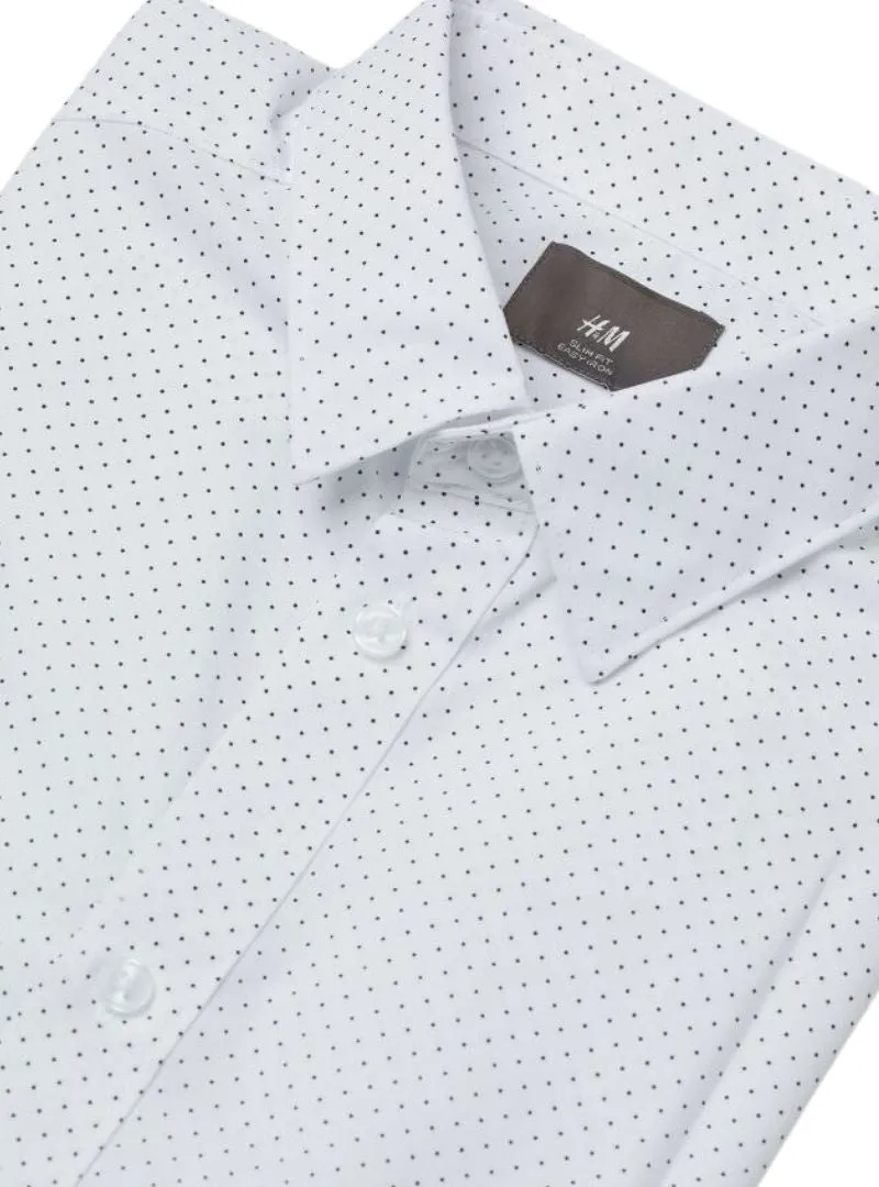 DOTTED SLIM FIT LONG SLEEVE SHIRT sold by FBO product image thumbnail 2