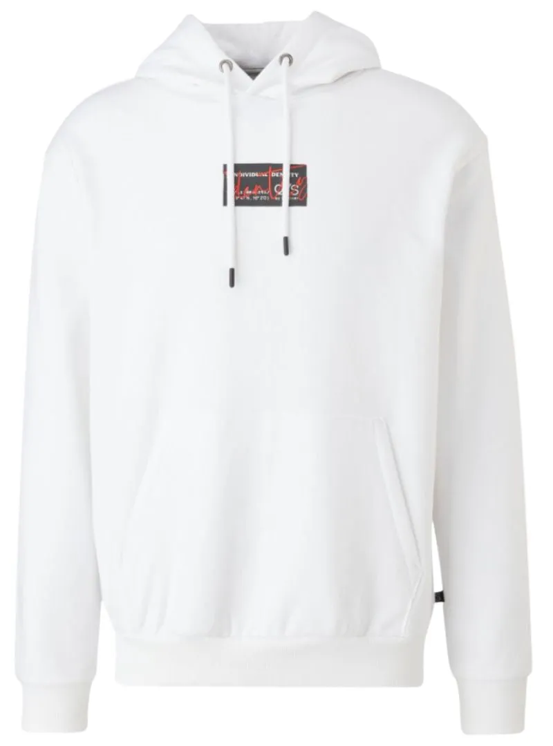 BASIC PRINT FLEECE HOODIE sold by FBO product image thumbnail 3